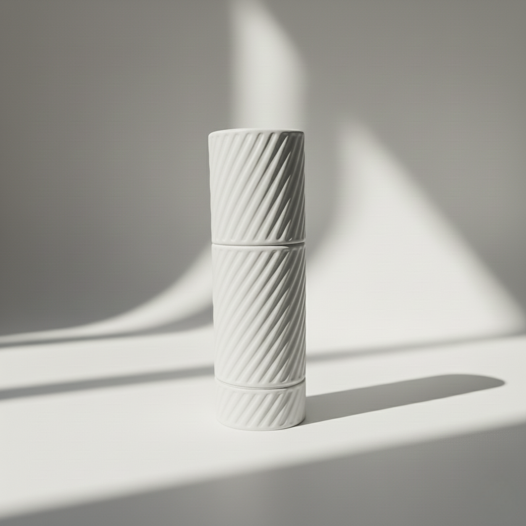 3-in-1 Printed Air Travel Container – Holds 3 Joints, Lighter & Stash - WHITE